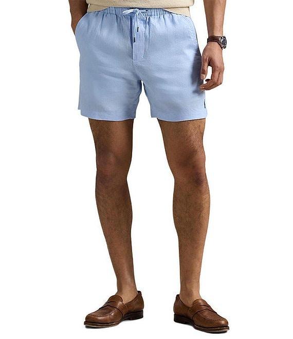 Polo Ralph Lauren Prepster Linen 6#double; Inseam Shorts Product Image