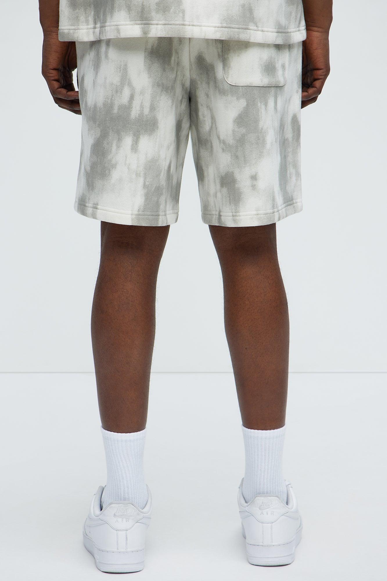 Tyson Faded Relaxed Shorts - Cream/combo Male Product Image