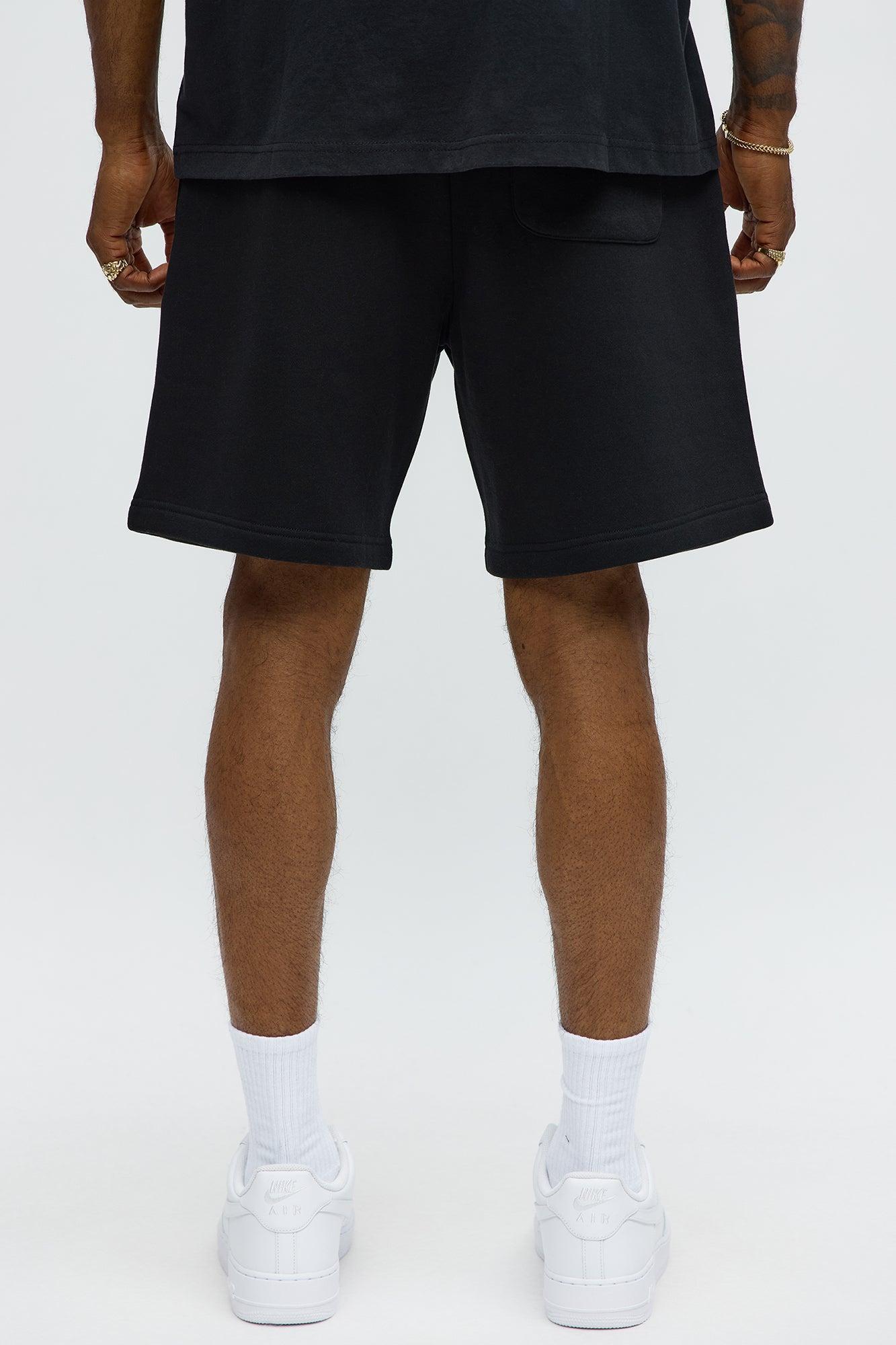 Tyson Relaxed Careless Shorts - Black Male Product Image