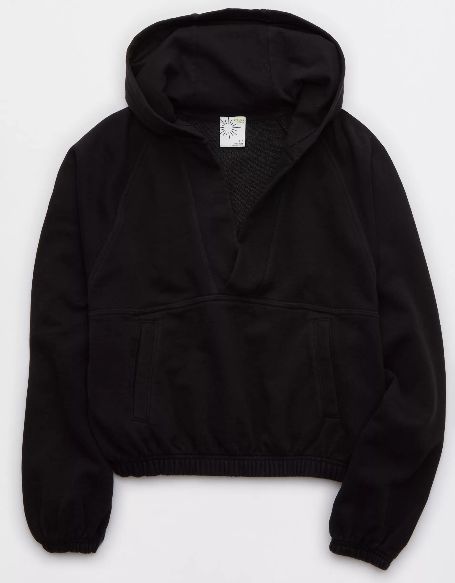 OFFLINE By Aerie Throwback V-Neck Hoodie Product Image