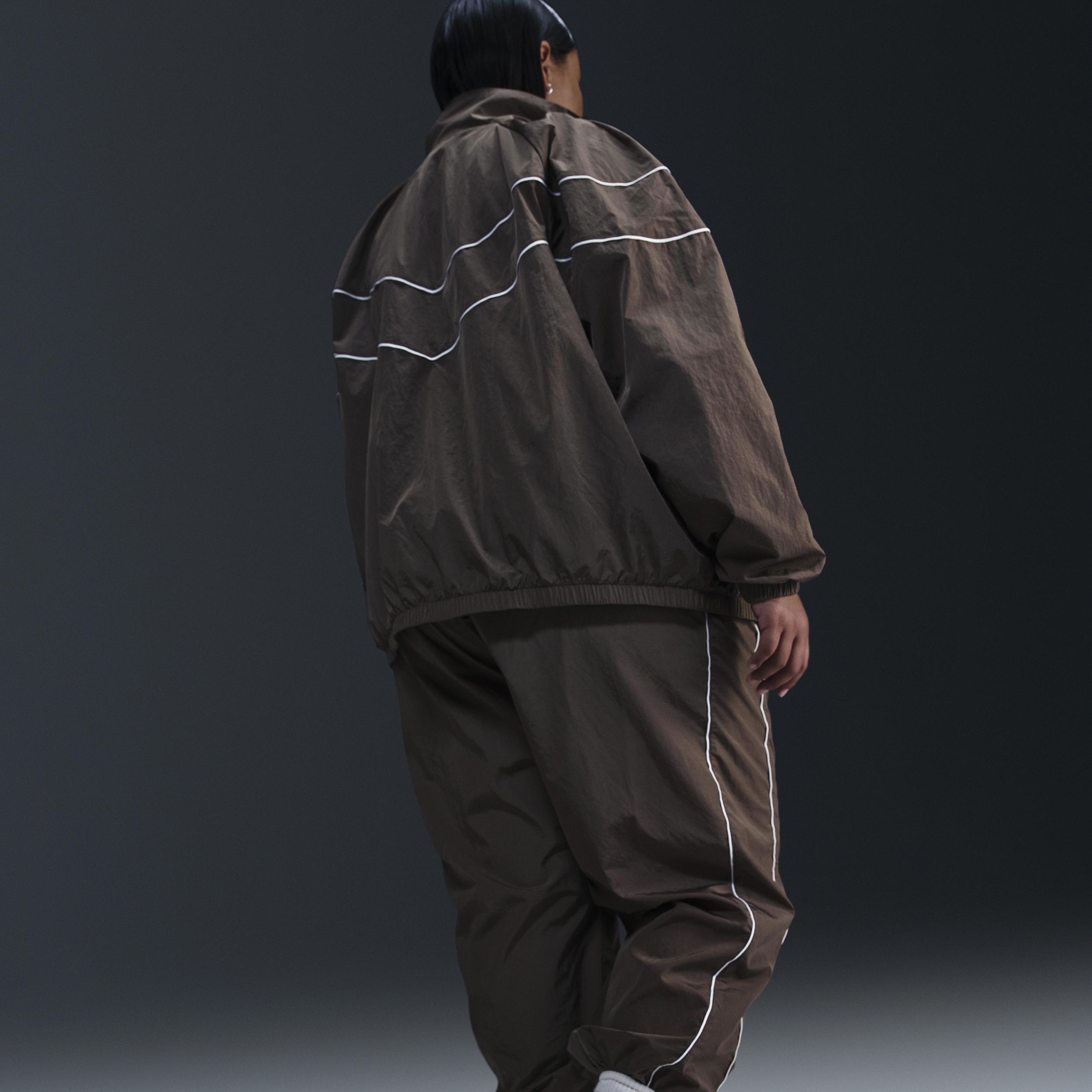 Nike Windrunner Women's High-Waisted Woven Open-Hem Pants (Plus Size) Product Image