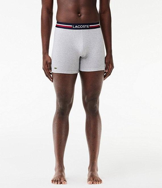 Lacoste French Flag 5#double; Inseam Boxer Briefs 3-Pack Product Image