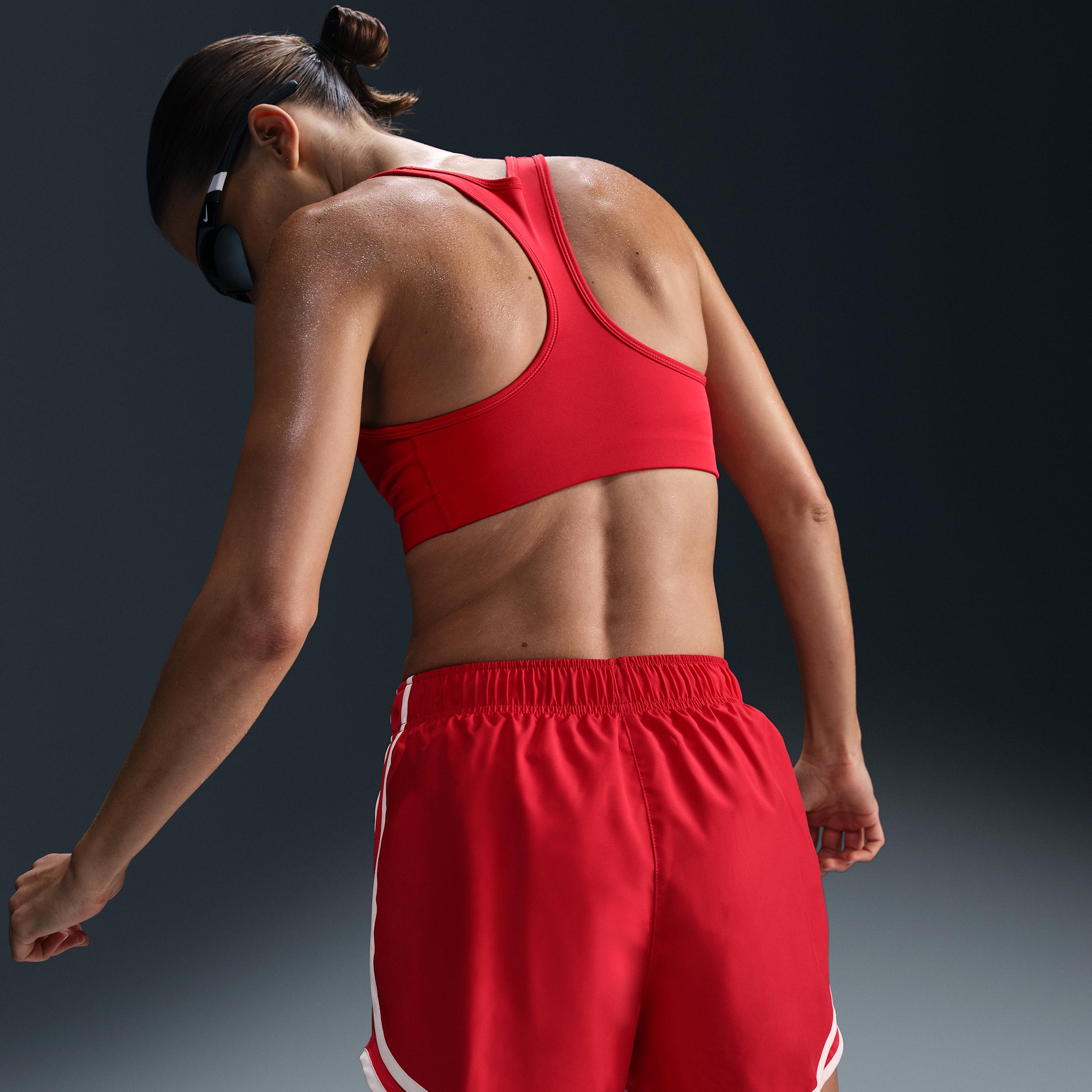 Nike Womens Tempo Dri-FIT Mid-Rise Brief-Lined Running Shorts | HM6096-657 Product Image