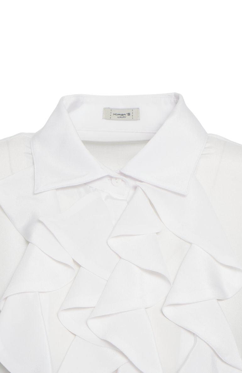 Blouse with ruffle details Product Image