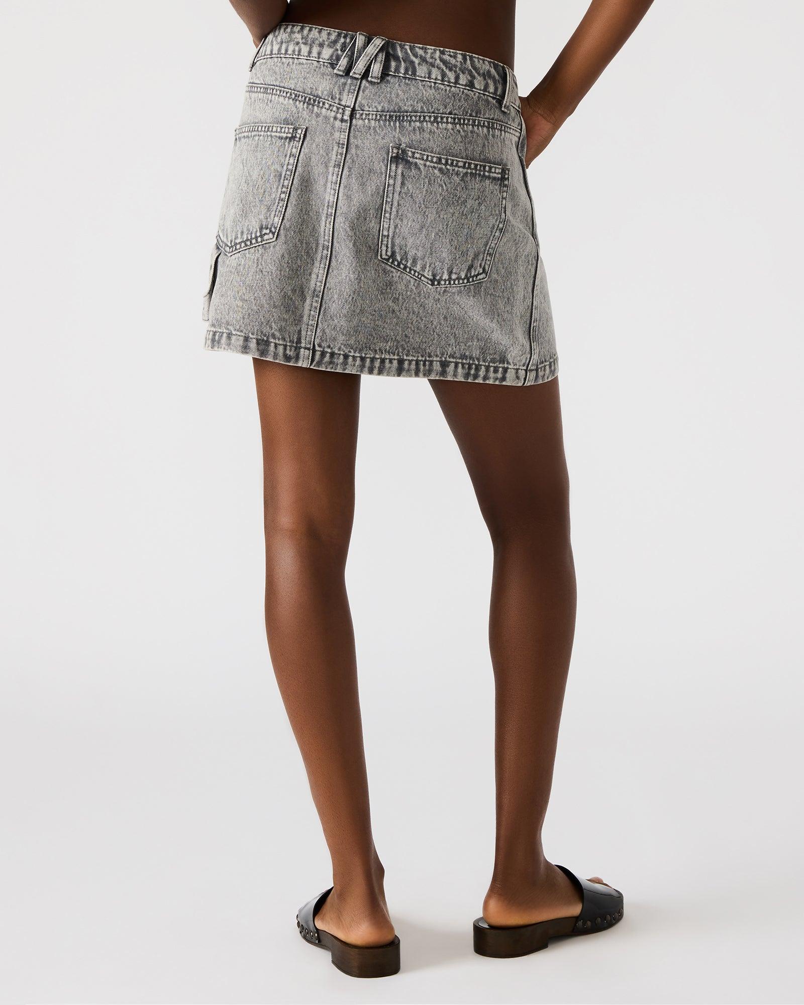 ABACO DENIM SKIRT LIGHT GREY Female Product Image