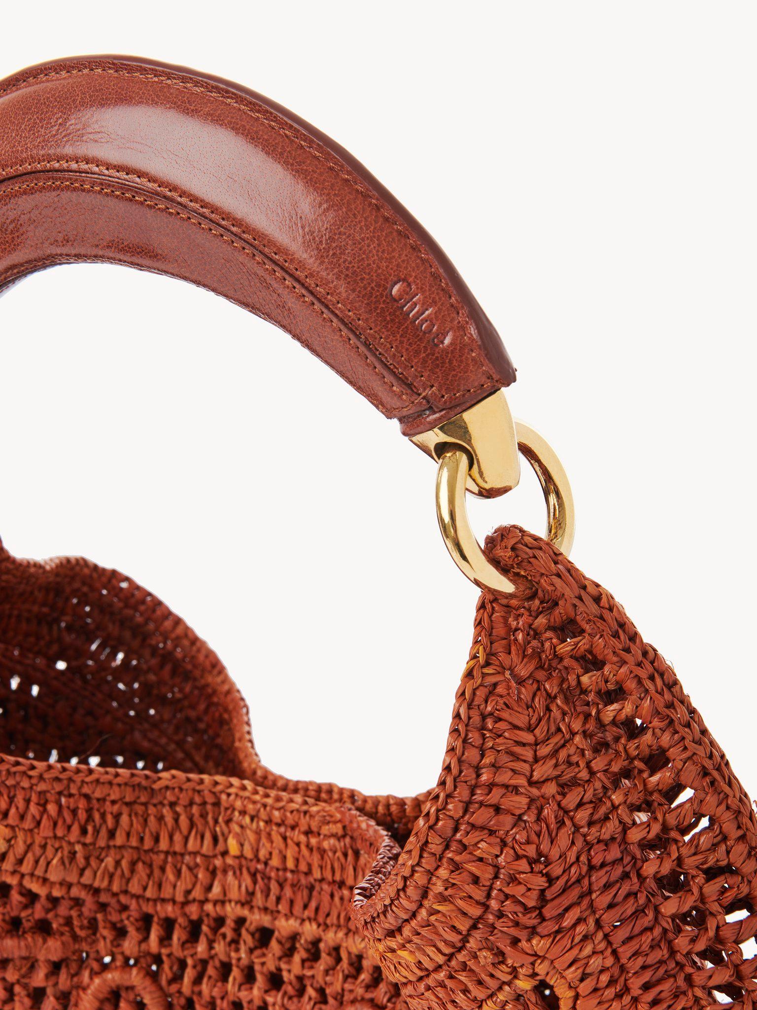 Summer Banana hobo bag in raffia Product Image