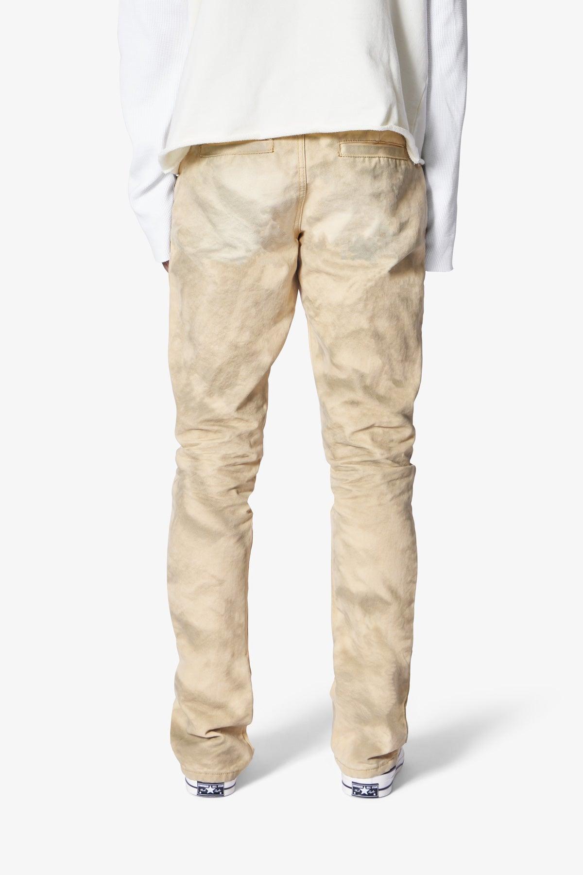 B710 Chino Chip Repaired Denim - Tan Product Image