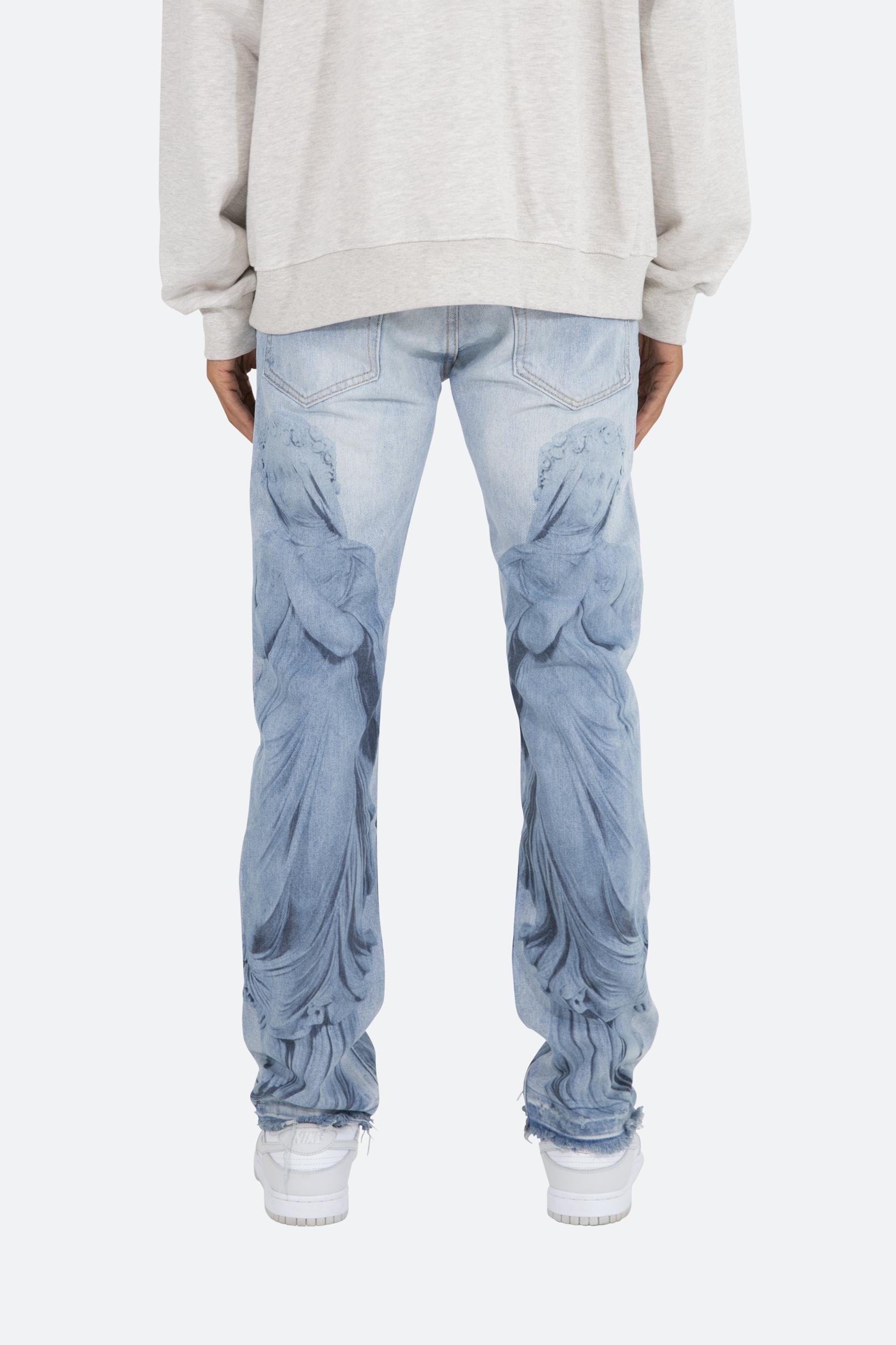 D206 Overlay Straight Denim - Blue Product Image