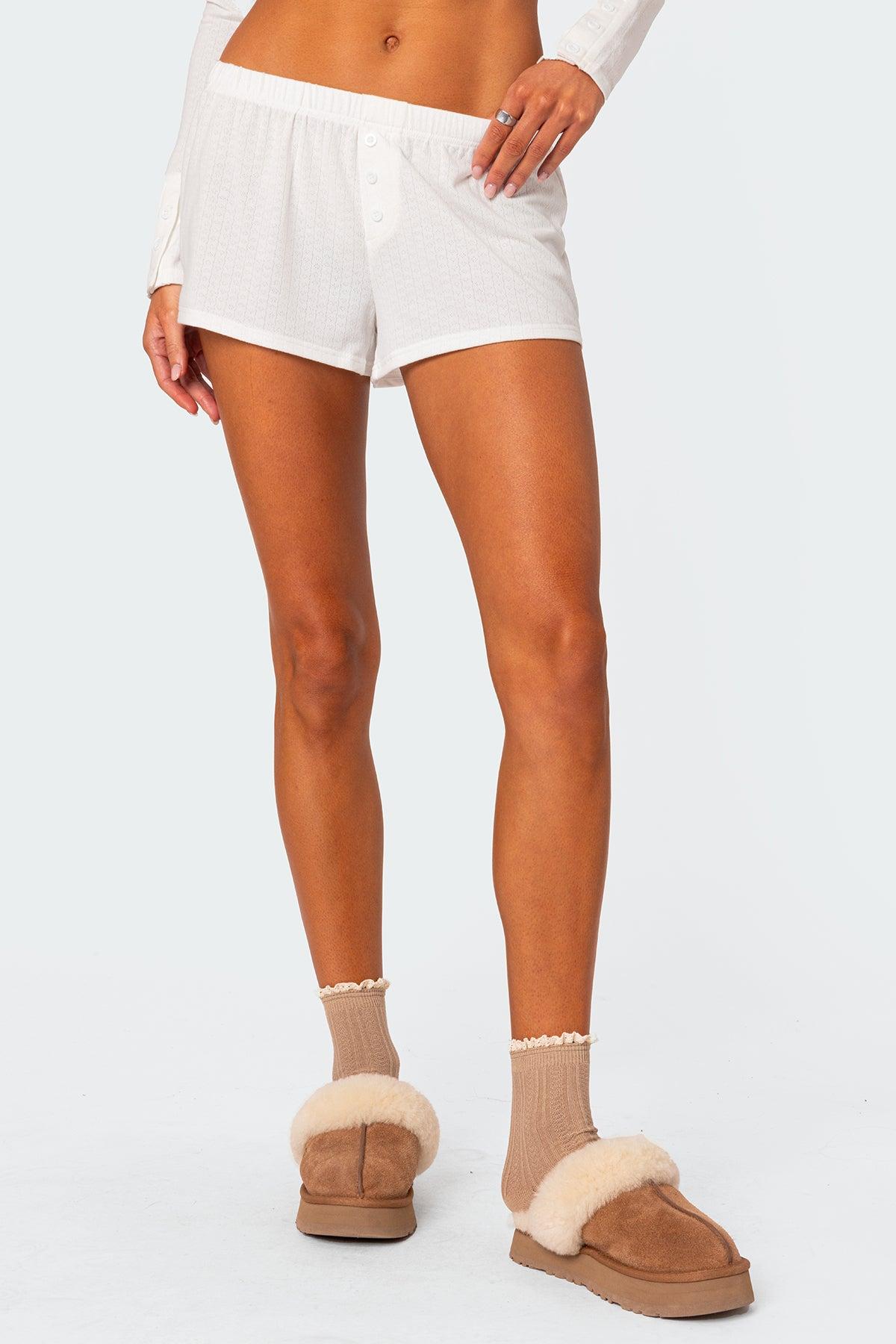 Homey Pointelle Shorts Product Image