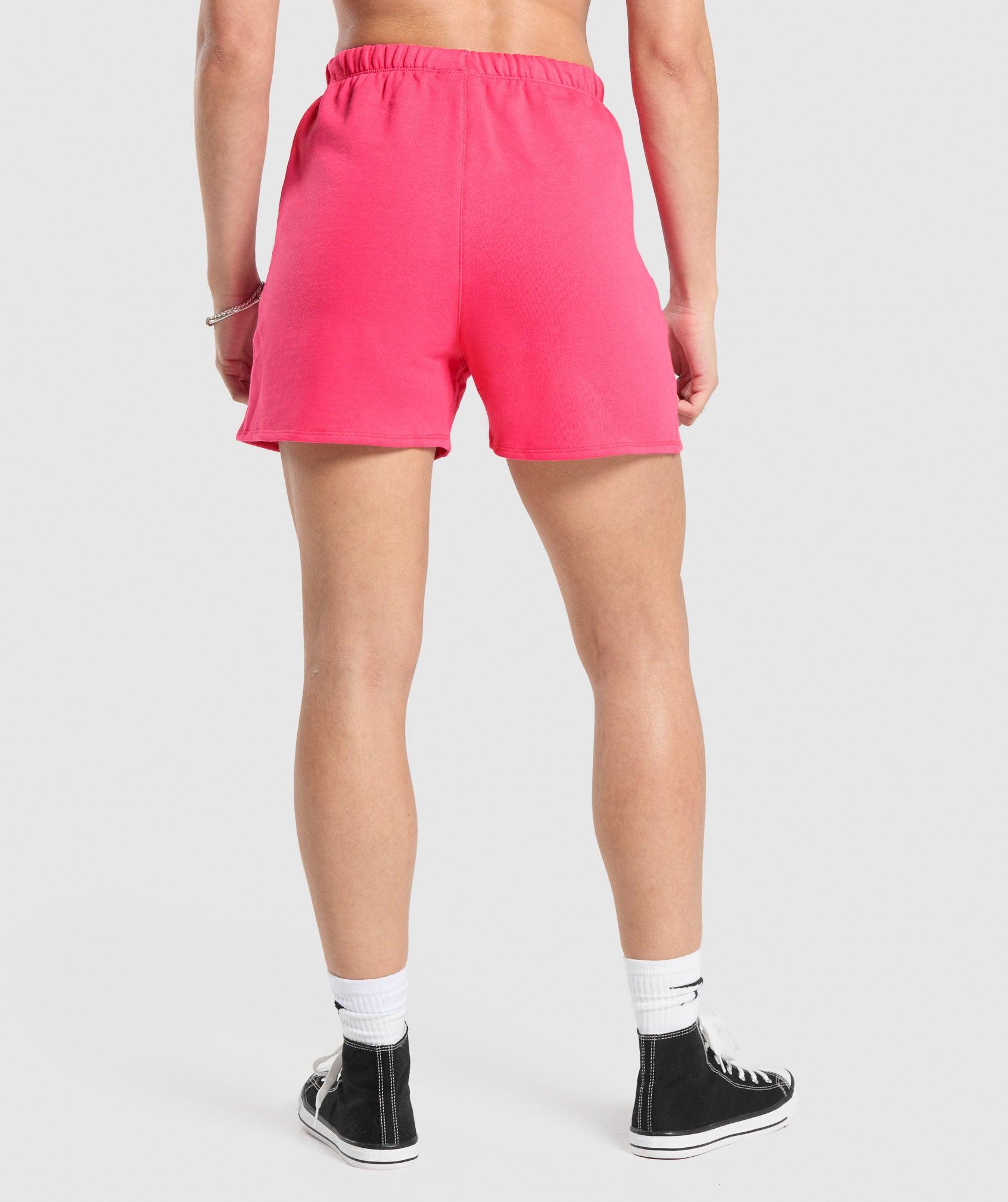 Gymshark Strength Department Graphic Shorts - Freak Out Pink Female Product Image
