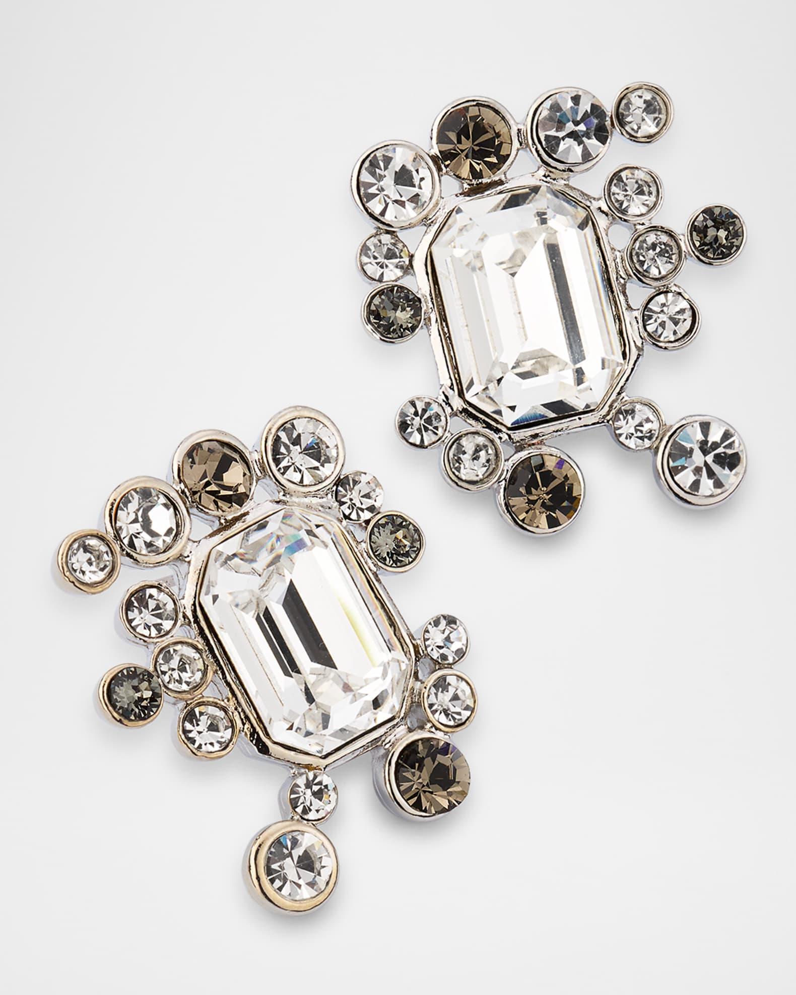 Mixed Crystal Cluster Earrings Product Image