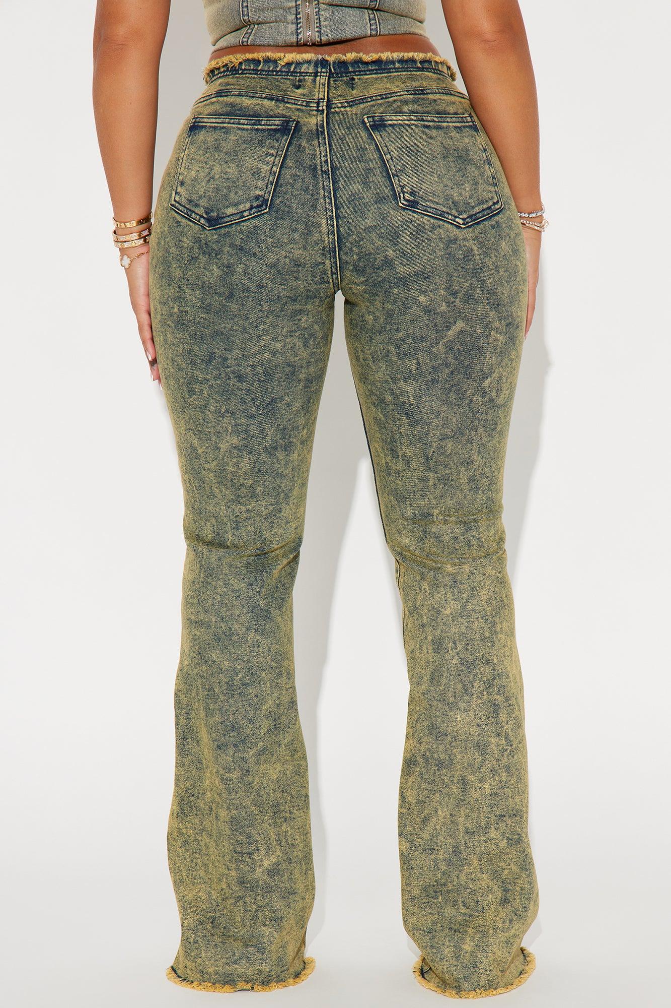 Know You Well Acid Wash Flare Jean - Vintage Wash Product Image