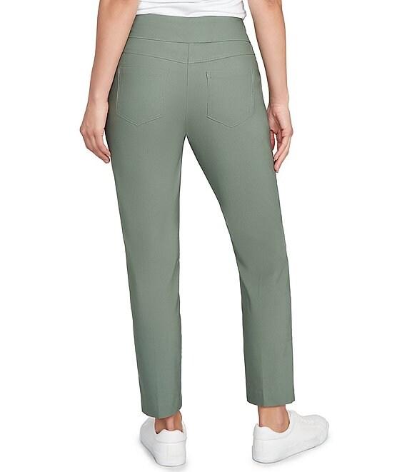 Ruby Rd. Silk Tech Straight Leg Pull-On Ankle Pants Product Image