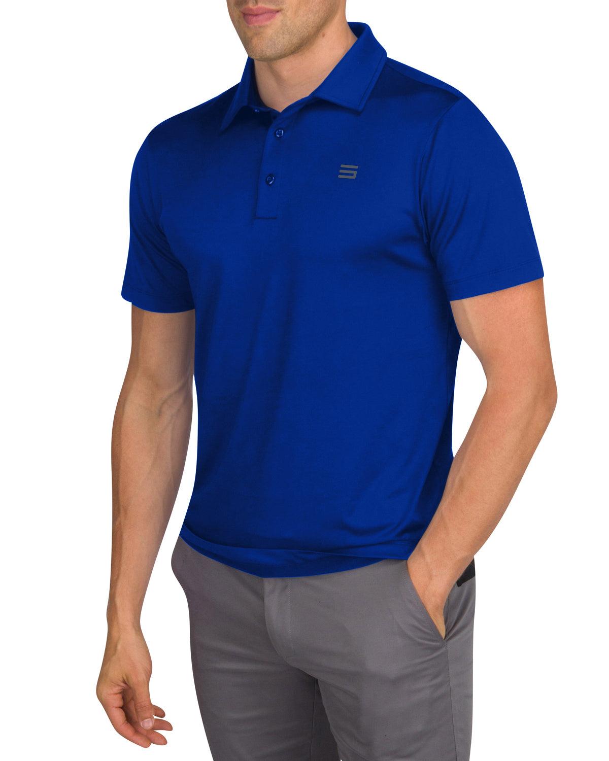 Three Sixty Six Men's Untucked Golf Polo - The Perfect Length Product Image
