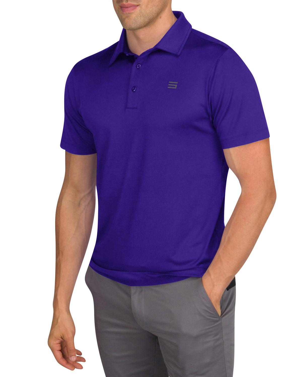 Three Sixty Six Men’s Untucked Golf Polo - The Perfect Length Male Product Image