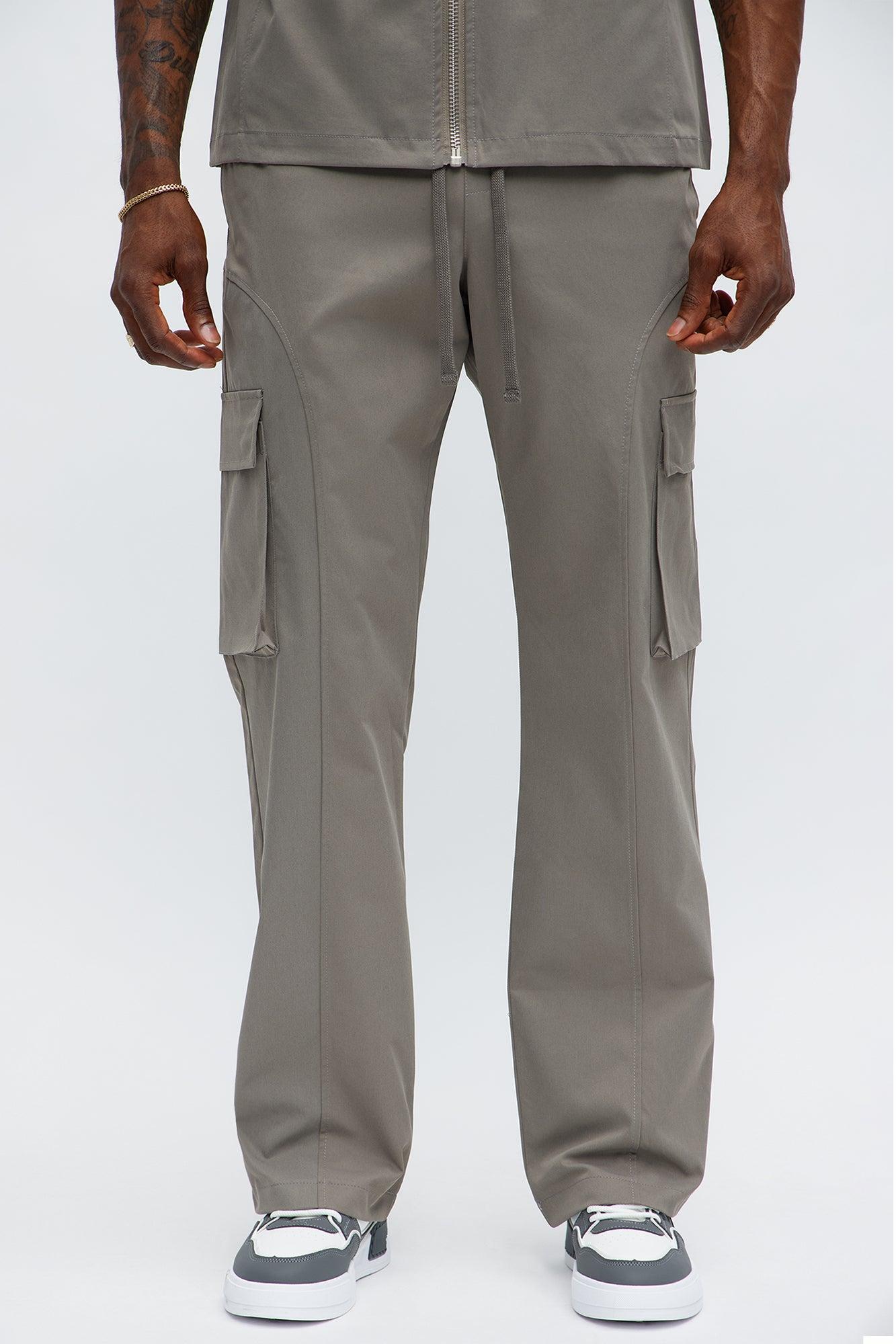 Bam Straight Pants - Grey Male Product Image