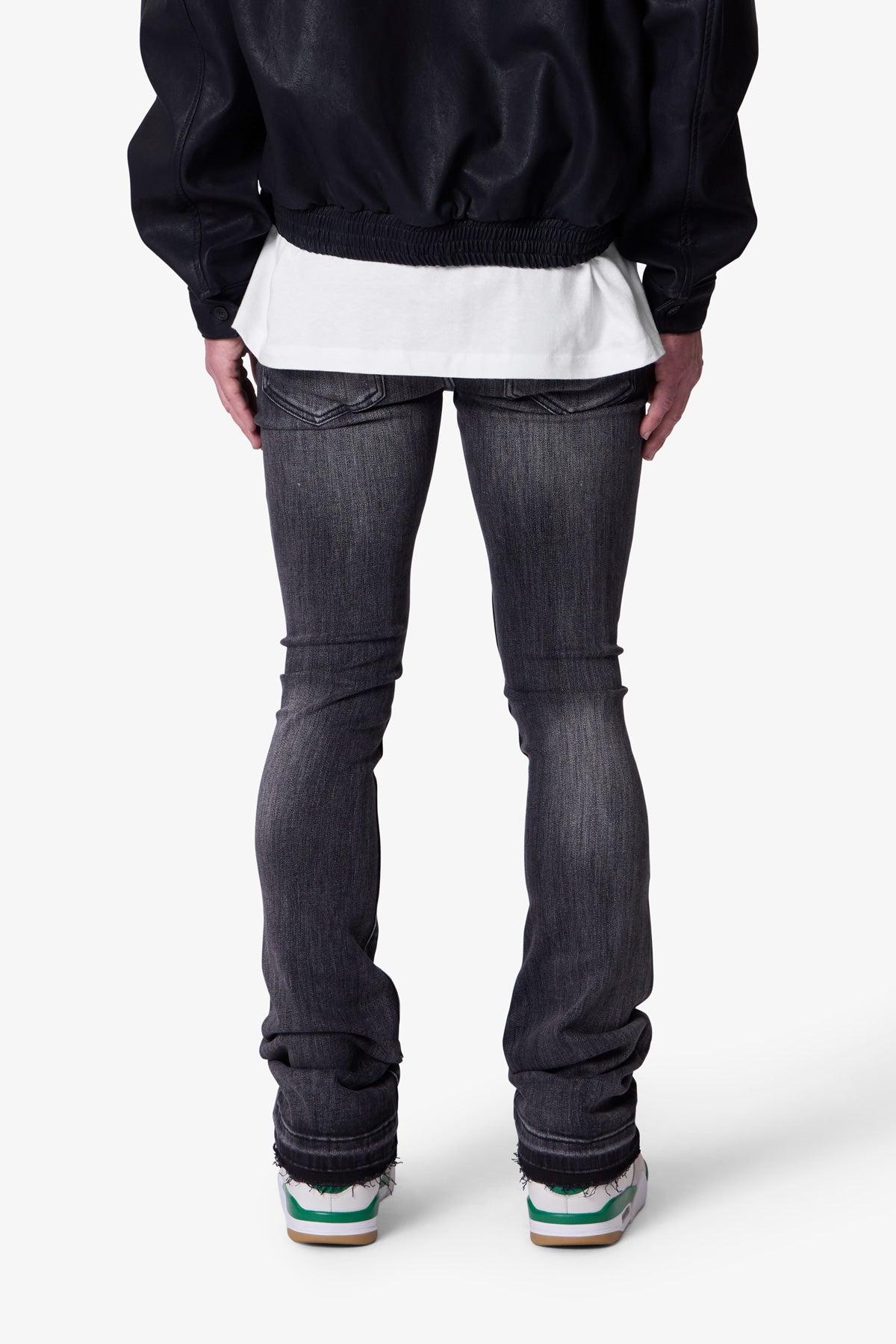 X514 Skinny Stacked Denim - Washed Black Product Image