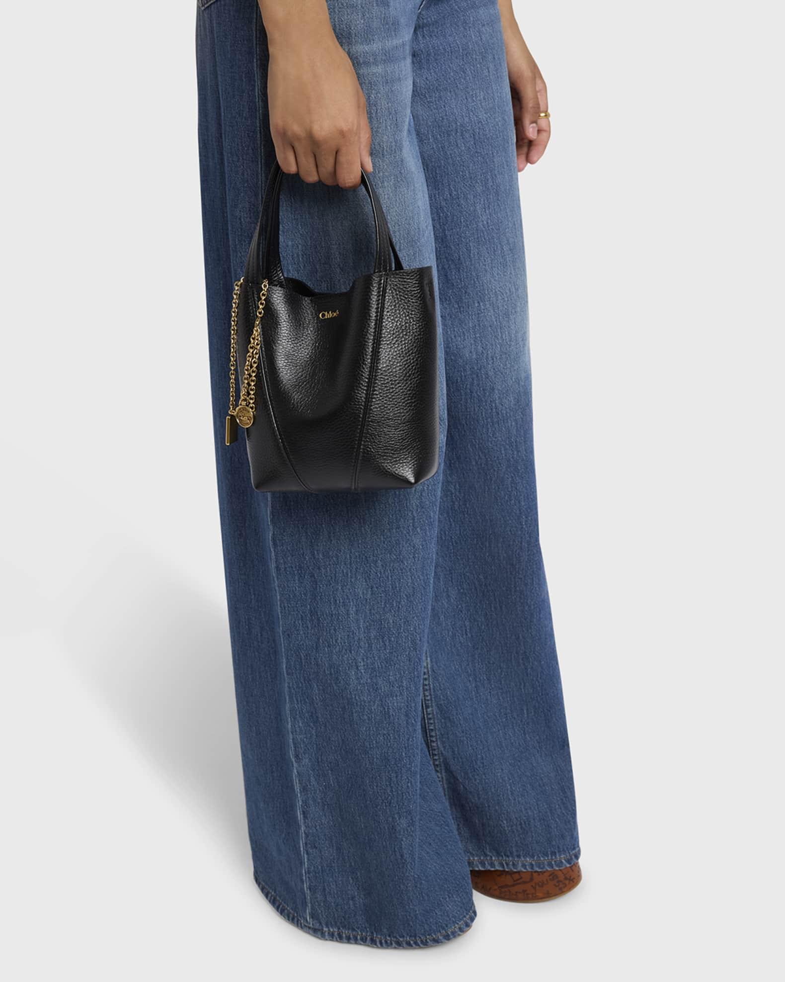 Spin Mini Tote Bag in Grained Calfskin  Product Image