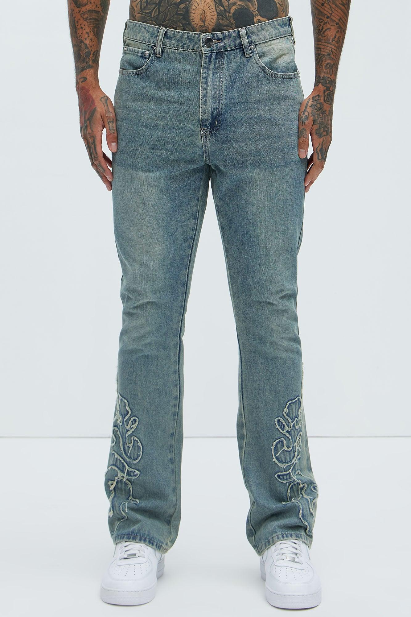 Tumble Slim Flare Jeans - Light Blue Wash Product Image
