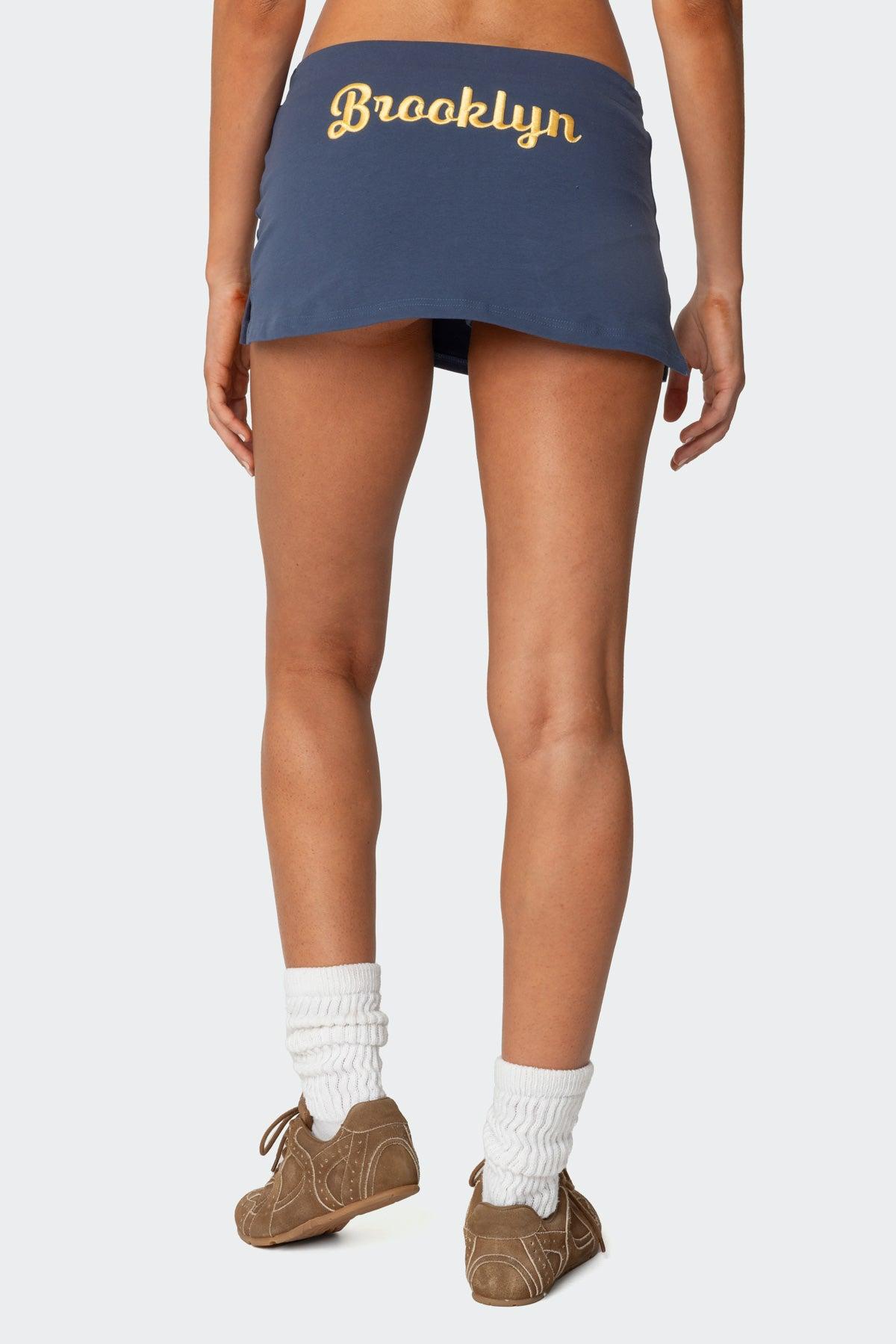 Brooklyn Embroidered Micro Skort Product Image