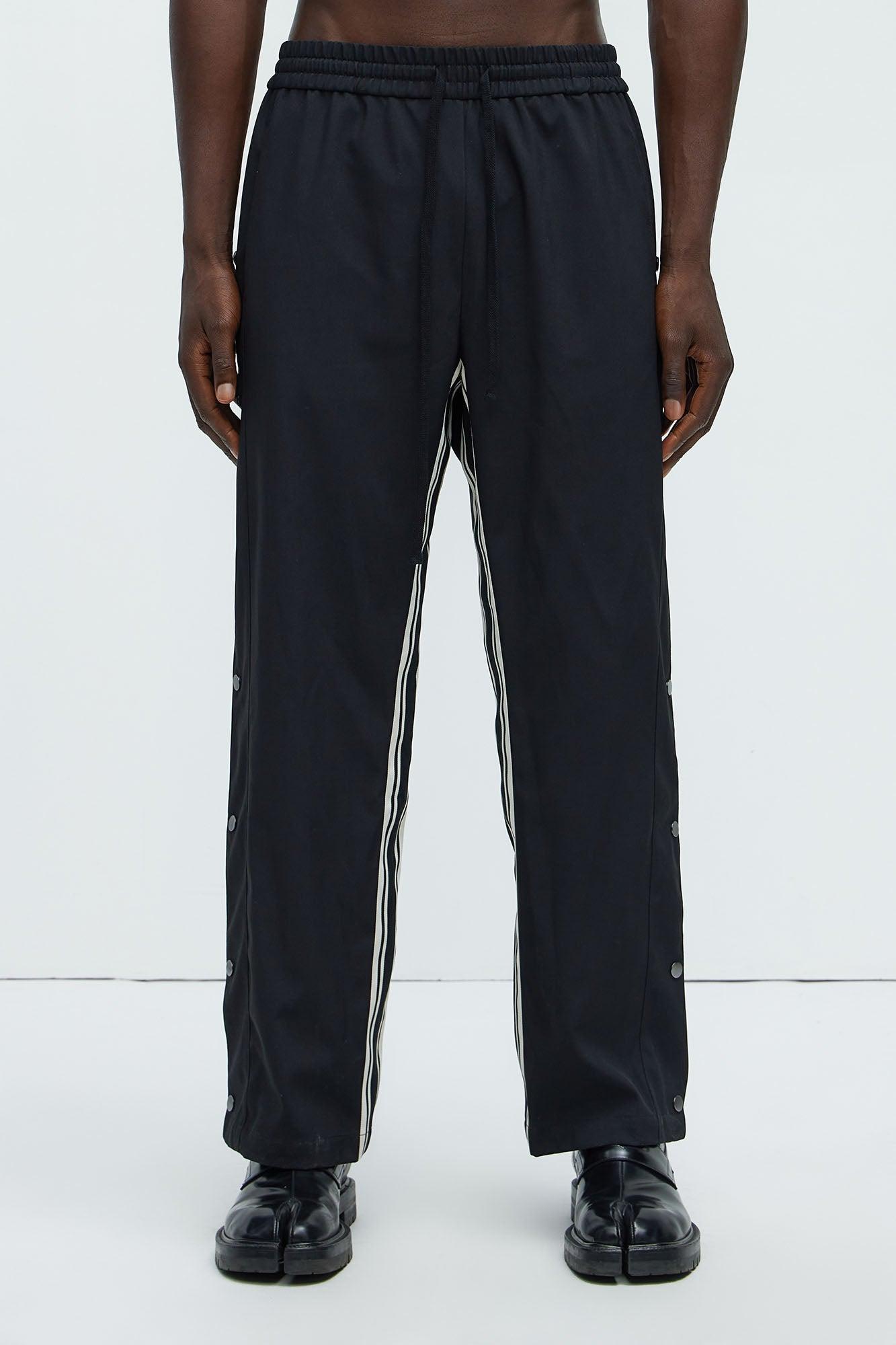 Standout Striped Track Pants - Black Product Image