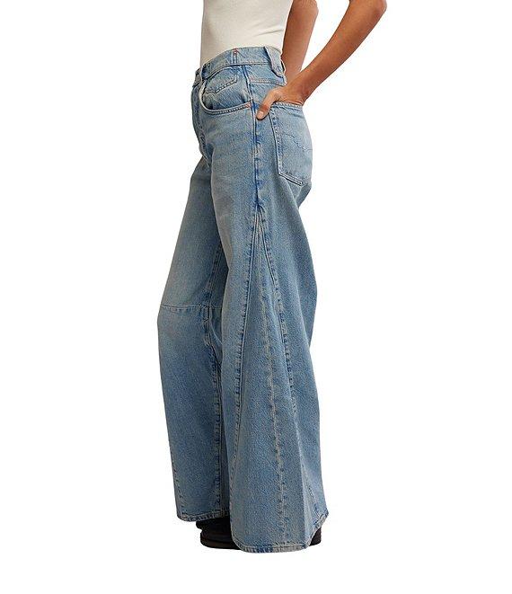 Free People We The Free Eden High Rise Slouchy Denim Flare Jeans Product Image