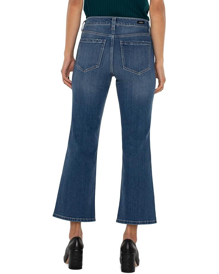 Hannah Cropped Flare Jean With Slit Hem Product Image