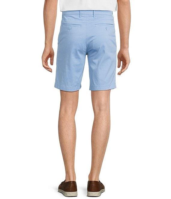 Roundtree & Yorke Casual Straight Fit Flat Front Printed 9#double; Inseam Shorts Product Image