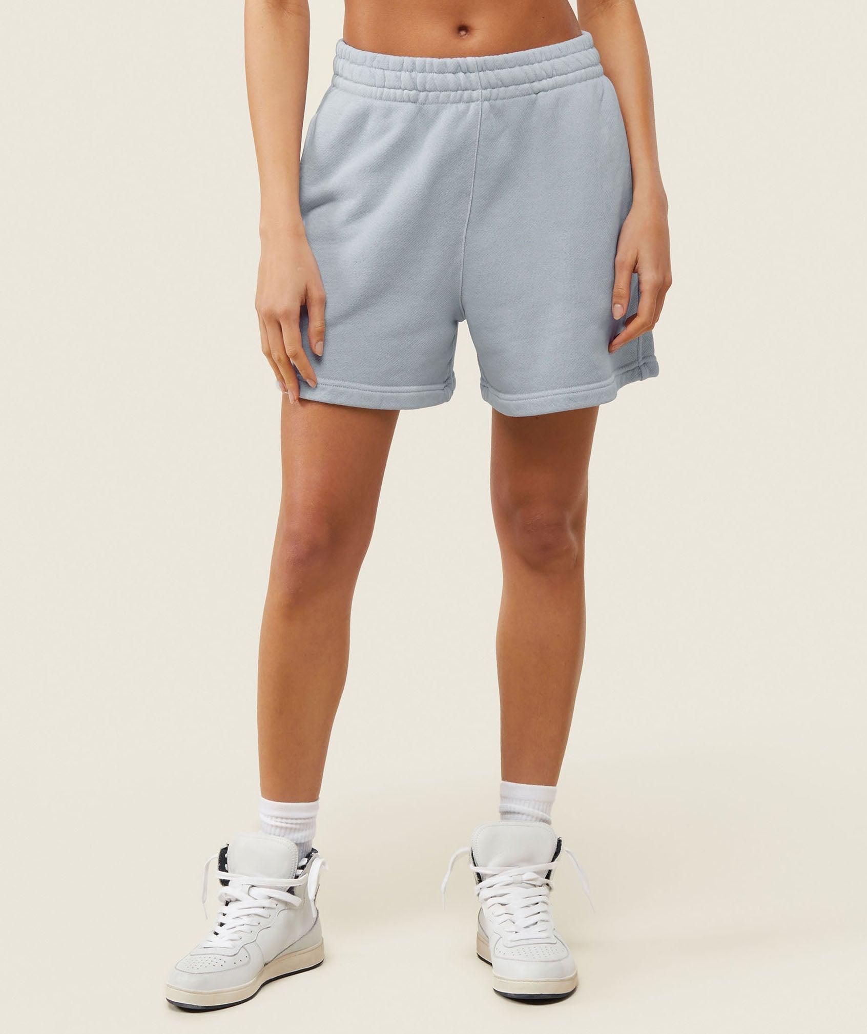 Gymshark Relaxed Sweat Shorts - Ice Grey Female Product Image