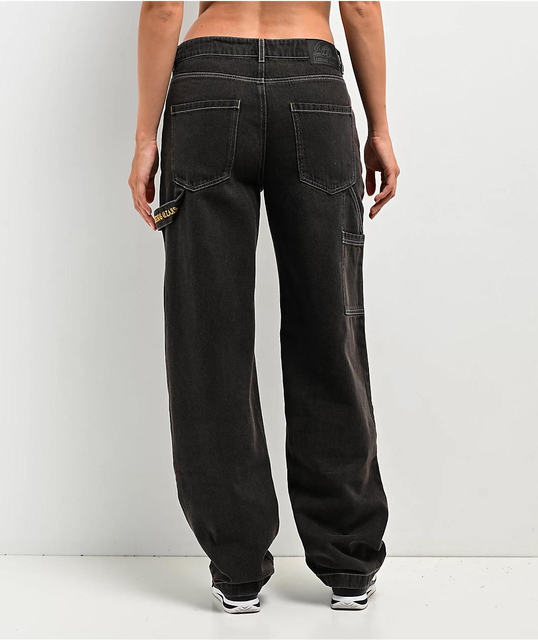 Lurking Class by Sketchy Tank Coffin Brown Wash Carpenter Jeans Product Image