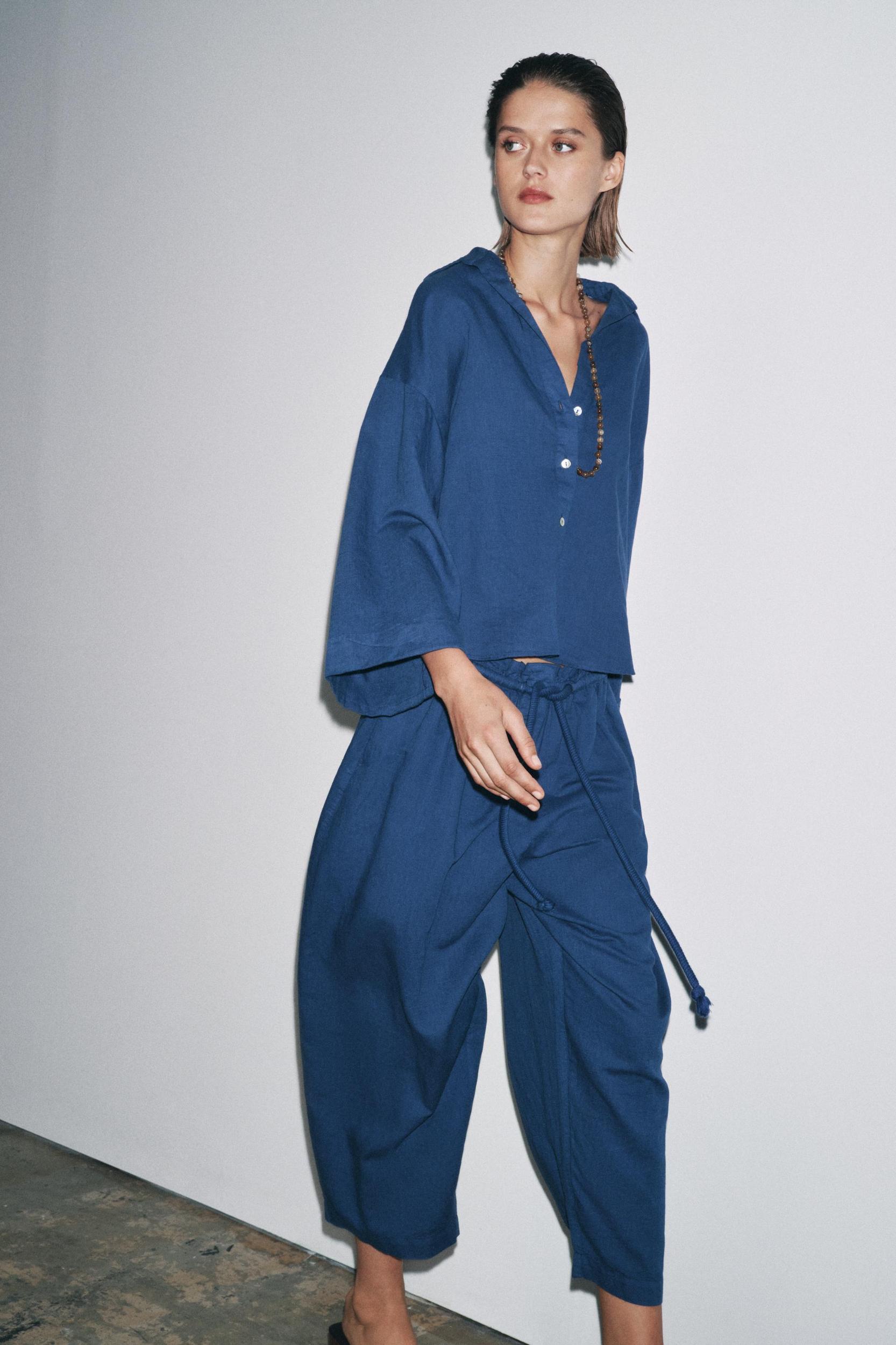 ZW COLLECTION LINEN SHIRT Product Image