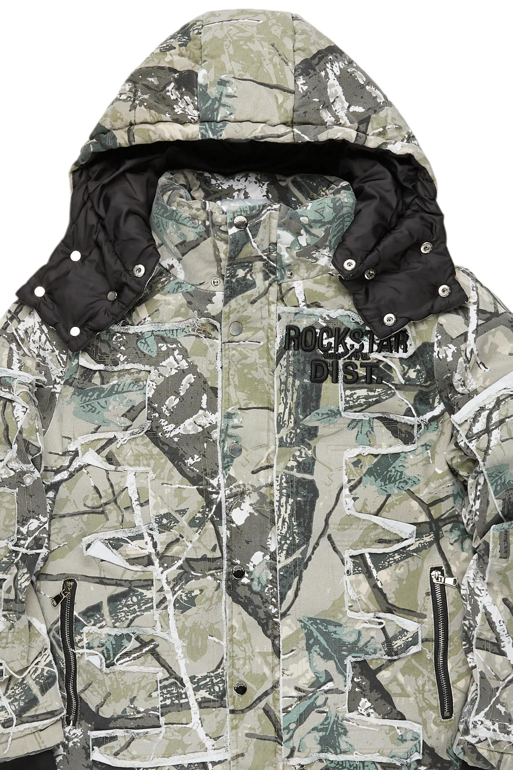 Shake Tree Camo Puffer Jacket Male Product Image