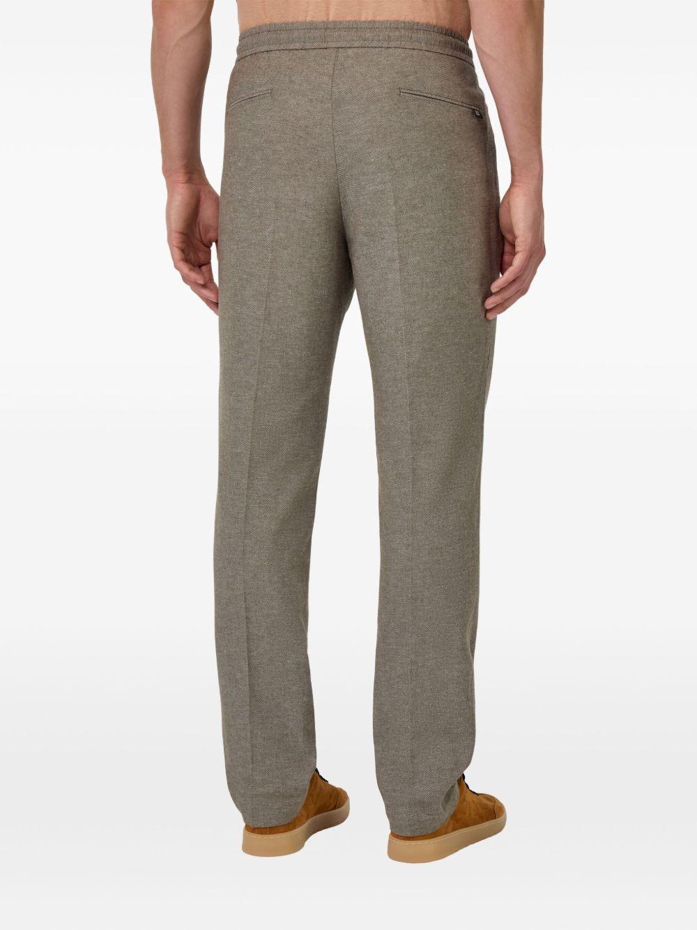 City drawstring pleated trousers Product Image