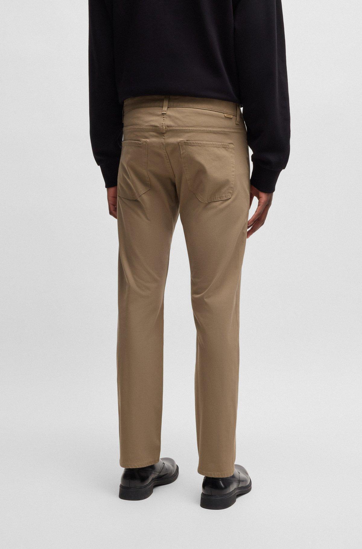 Delaware slim-fit trousers in performance-stretch fabric Product Image