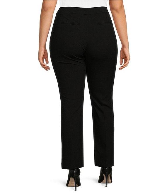 Investments Platinum Suiting Plus Size Straight Leg Pants Product Image