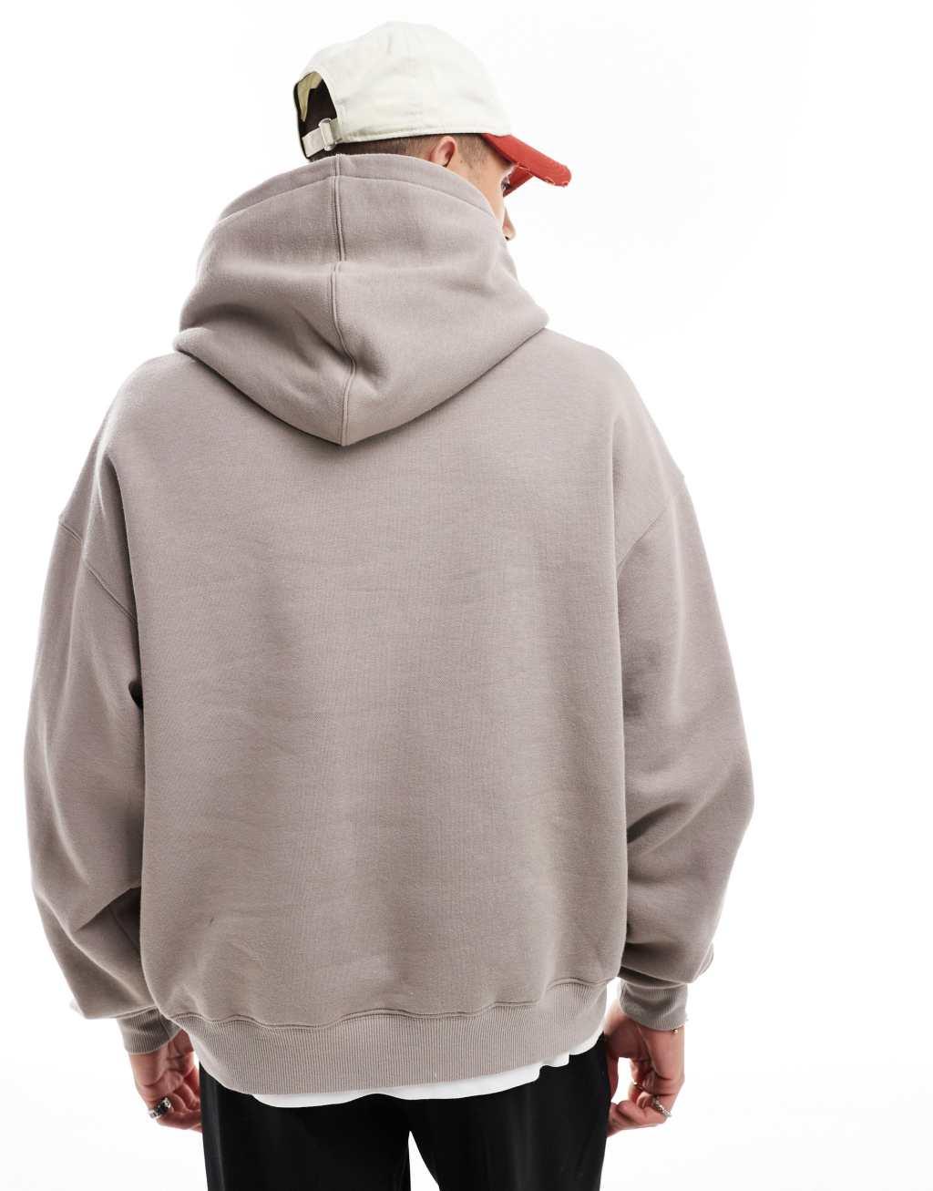 Cotton On box fit pullover hoodie in dusk Product Image
