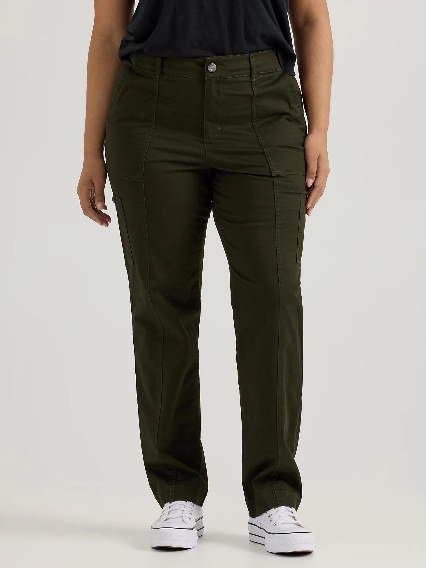 Women's Ultra Lux Comfort with Flex-to-Go Loose Utility Pant (Plus) | Women's Pants | Lee® Product Image