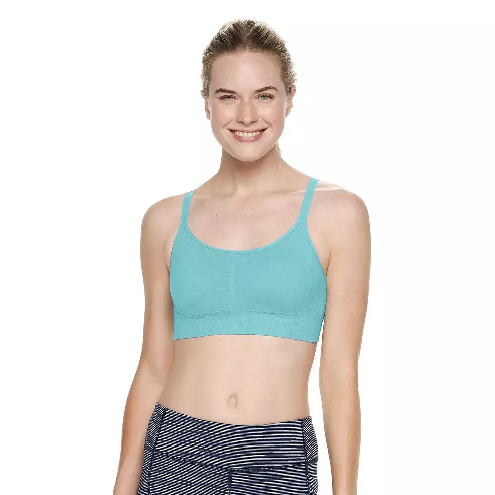 Tek Gear® Seamless Low-Impact Adjustable Sports Bra, Women's,  Product Image