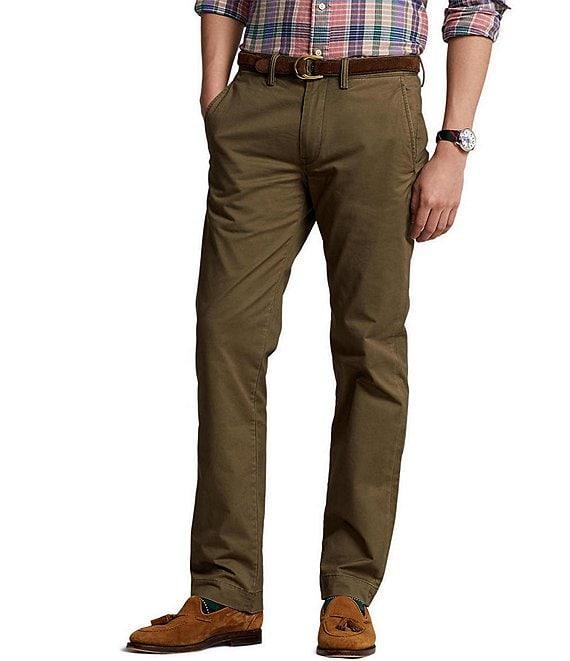 Polo Ralph Lauren Straight Fit Flat Front Stretch Twill Chino Pants Product Image