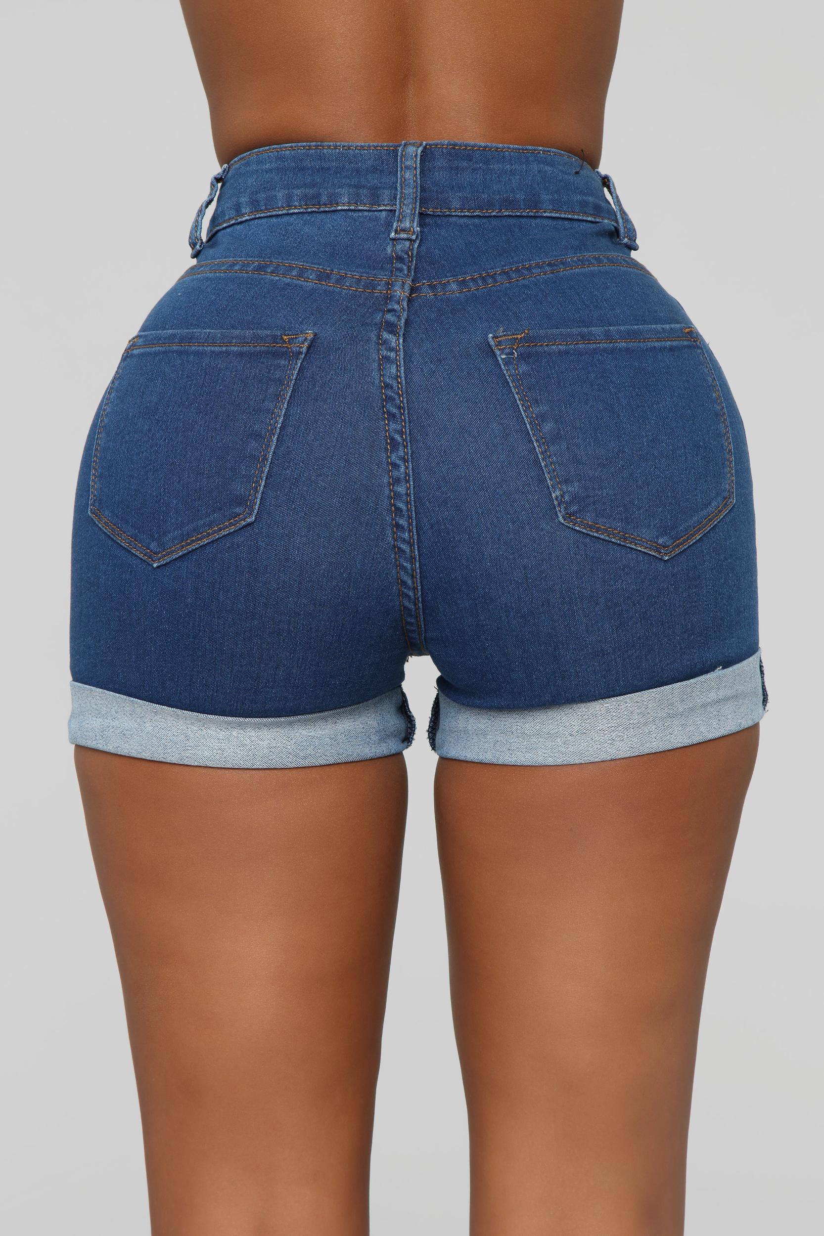 Carter Denim Shorts - MediumWash Product Image