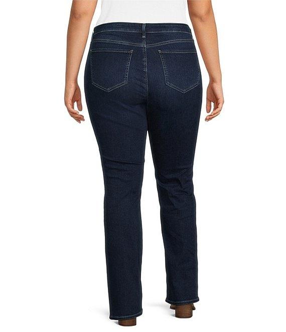 NYDJ Plus Size Barbara Bootcut High Rise Stretch Denim Jeans Product Image
