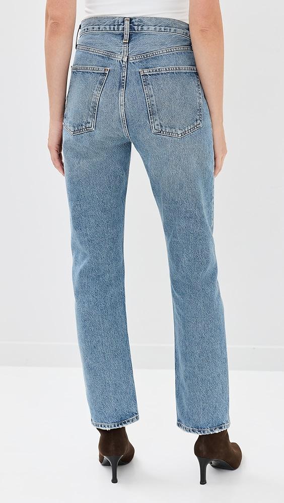 AGOLDE 90's Pinch Waist High Rise Straight Jeans | Shopbop Product Image