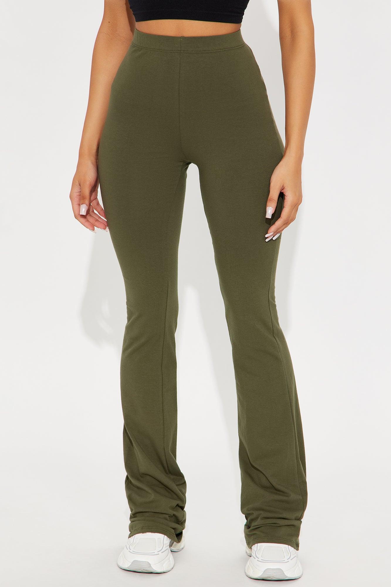 Tall Adriana Flare Pant - Dark Olive Female Product Image