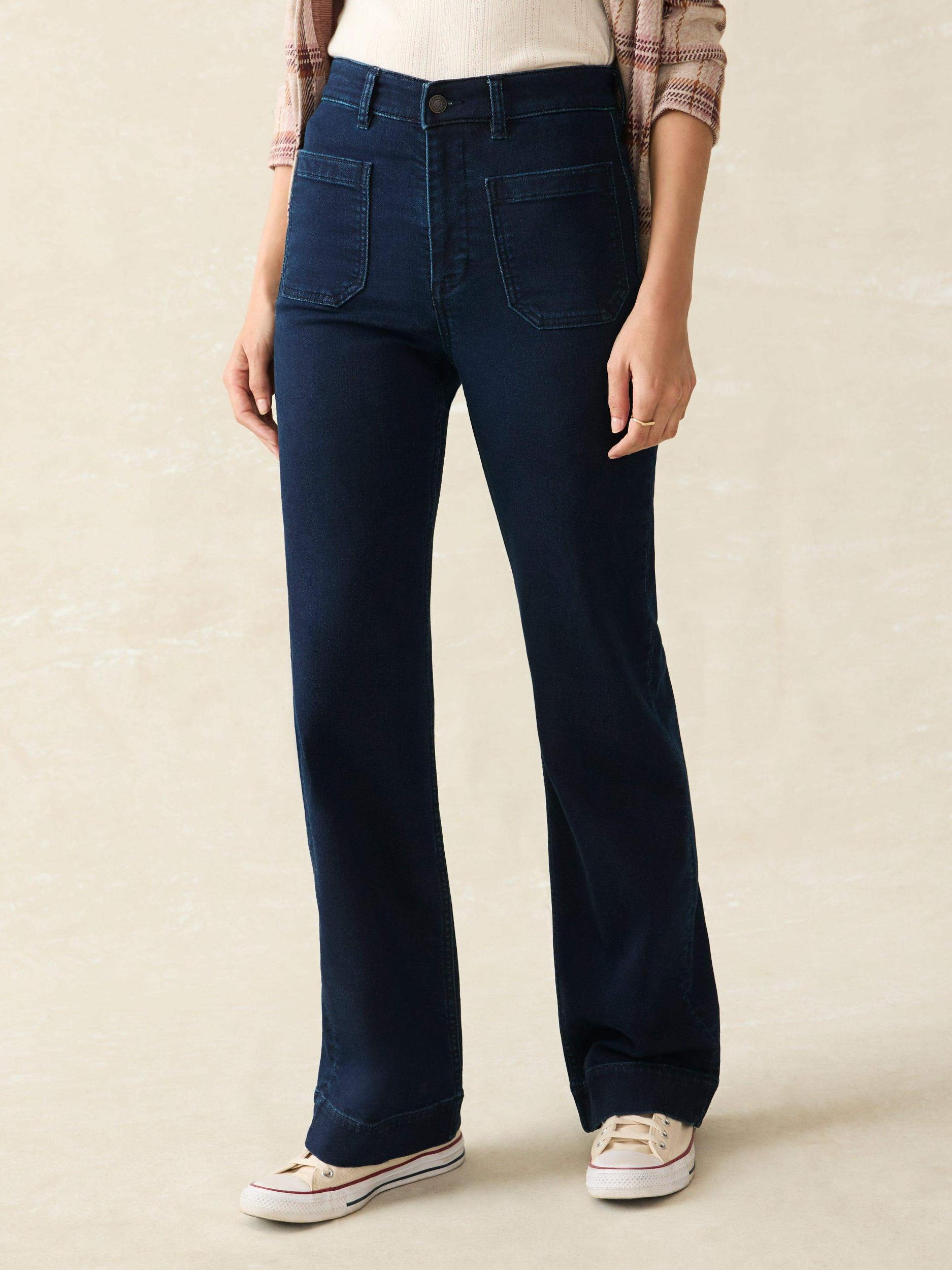 Stretch Terry Patch Pocket Pant - Clermont Wash Female Product Image
