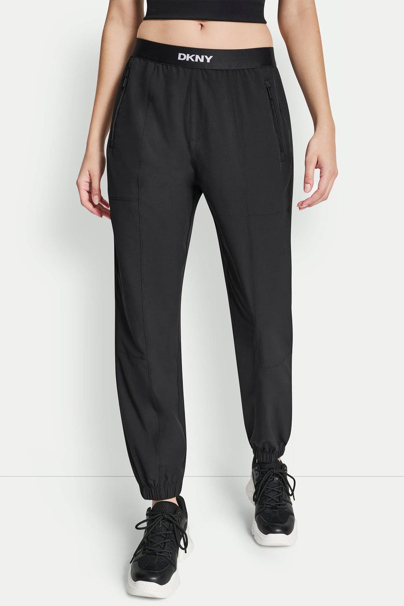 EXTRA HIGH-RISE LOGO-WAIST WIDE-LEG JOGGER Product Image