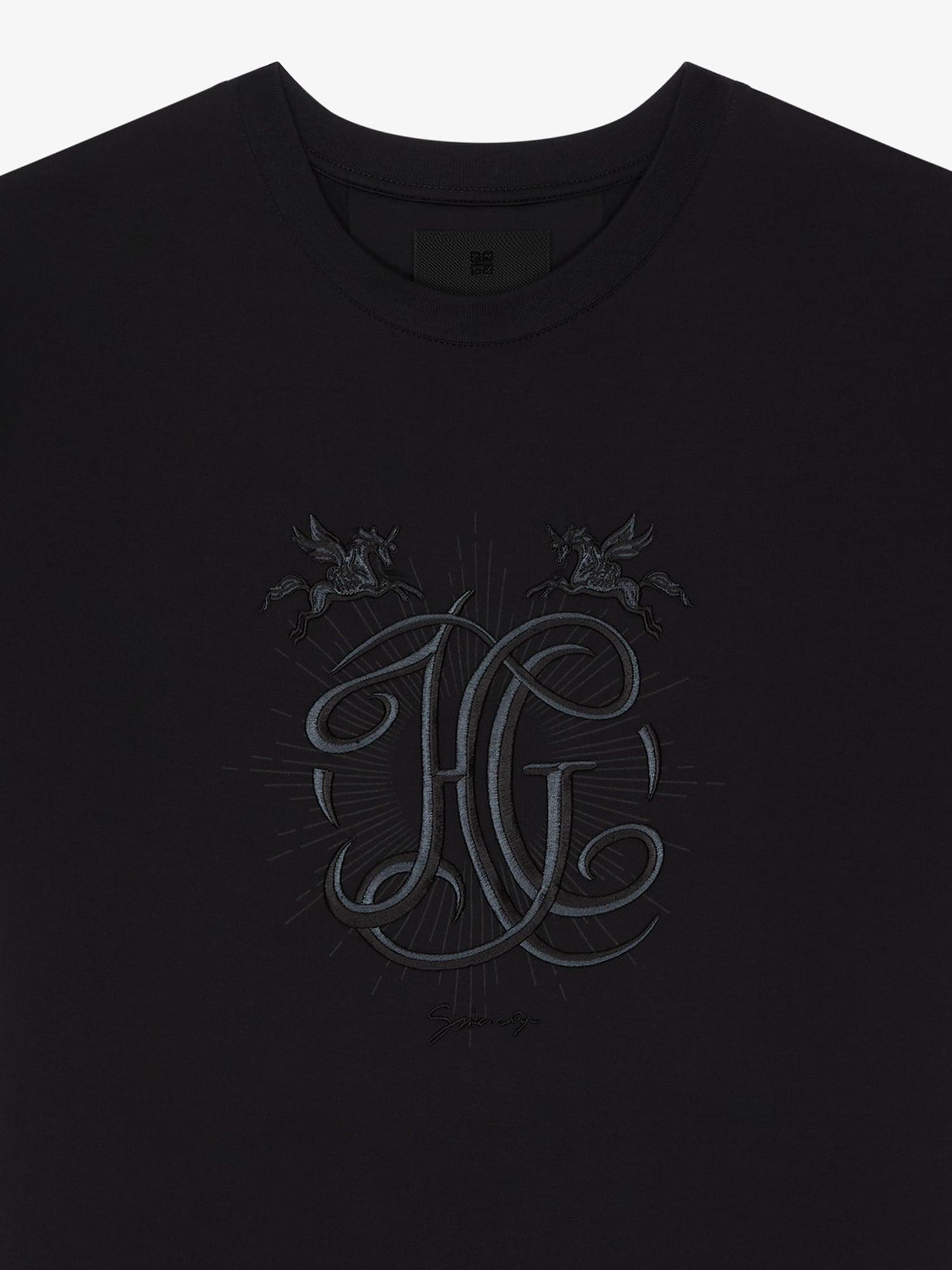 T-shirt in cotton with HG embroidery Product Image