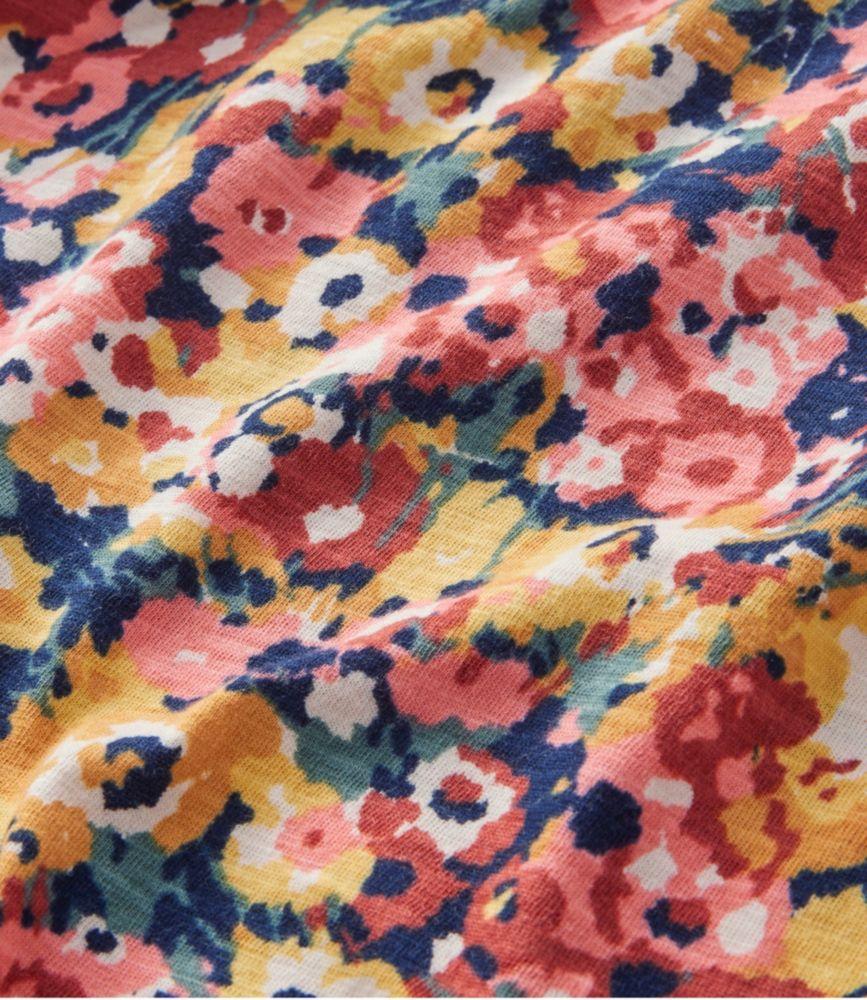 Women's Organic Cotton Tee, V-Neck Short-Sleeve Print Product Image