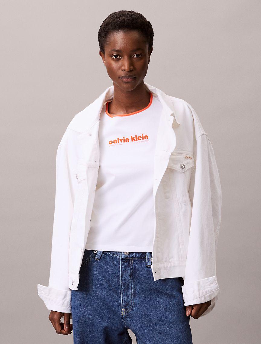 Round Logo Graphic Classic T-Shirt  Product Image