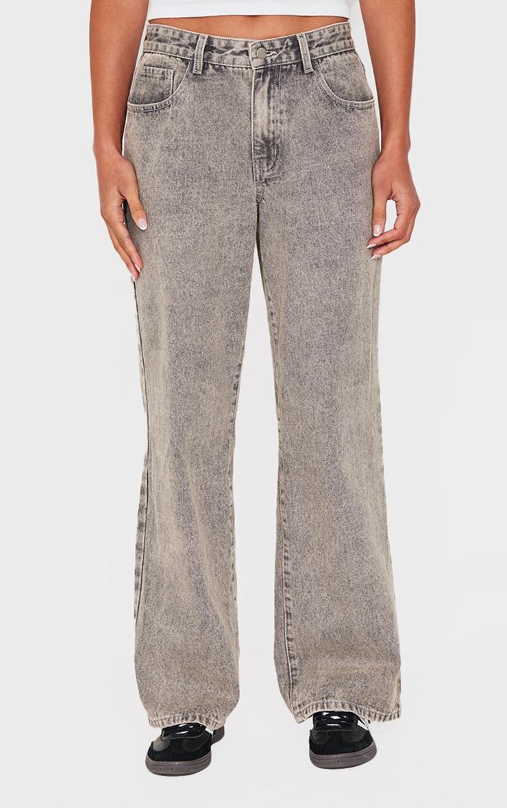 Light Grey Slouchy Style Jeans Product Image