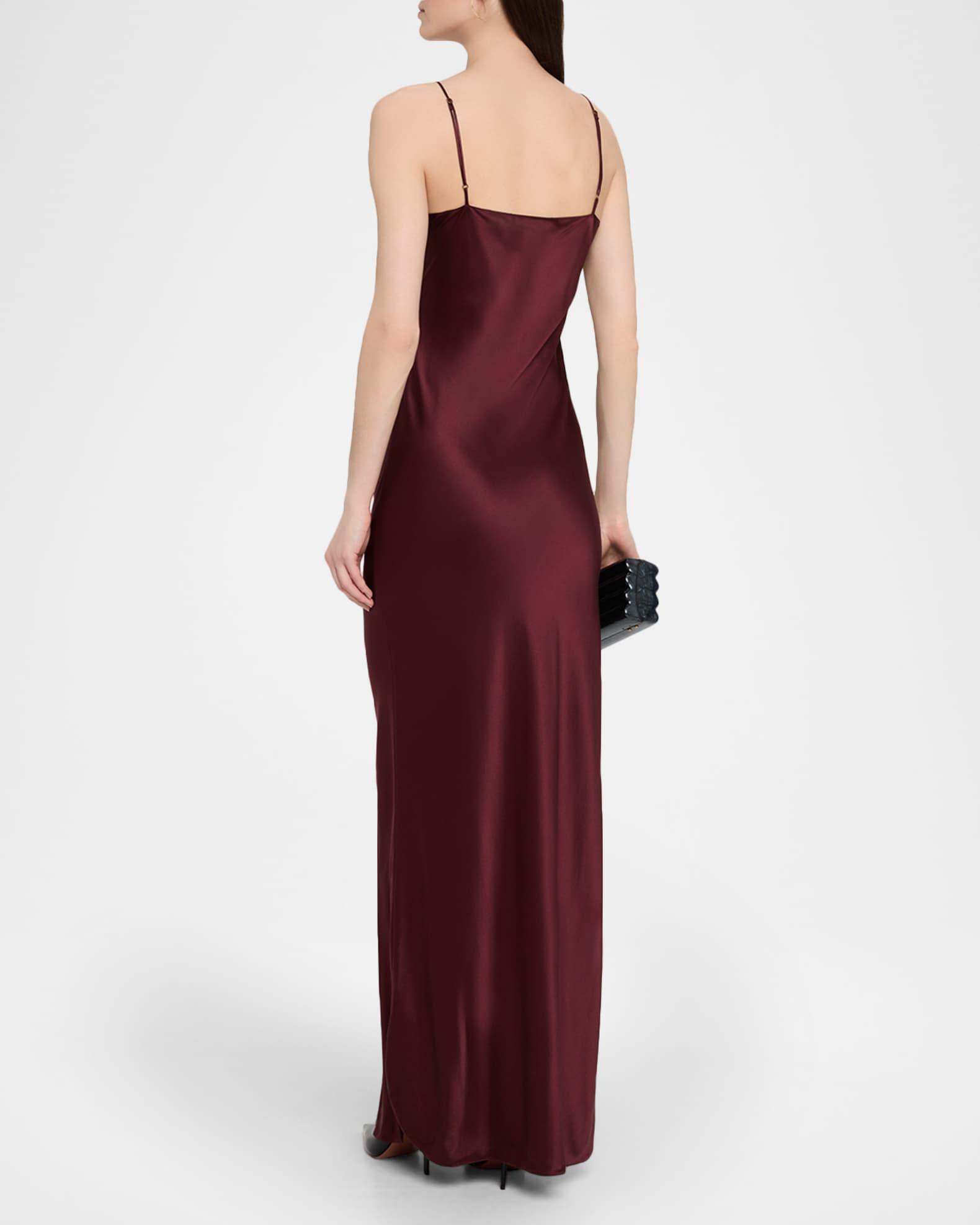 Silk Satin Slip Gown Product Image